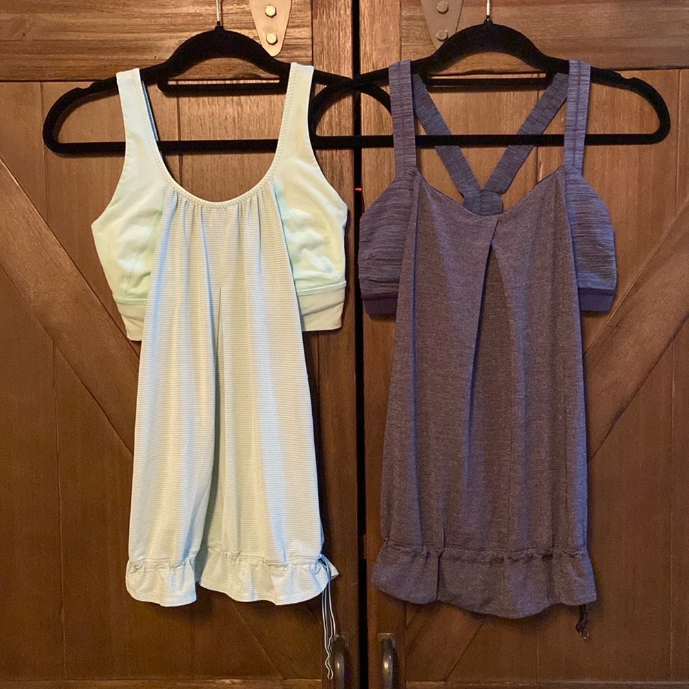 Bundle Of 2 Lululemonrun Times And Rest Less Tanks - image 4
